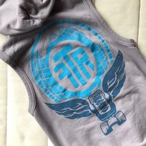 Flat Track Revolution Sleeveless Hoodie